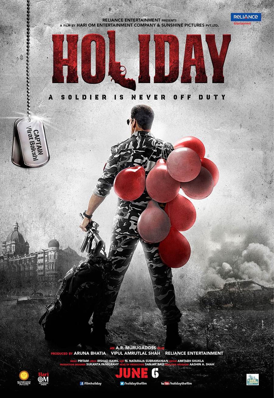 Holiday Movie Posters - Akshay Kumar - XciteFun.net