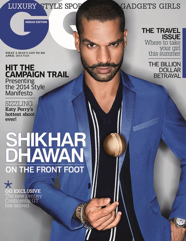 Shikhar Dhawan GQ Cover - XciteFun.net