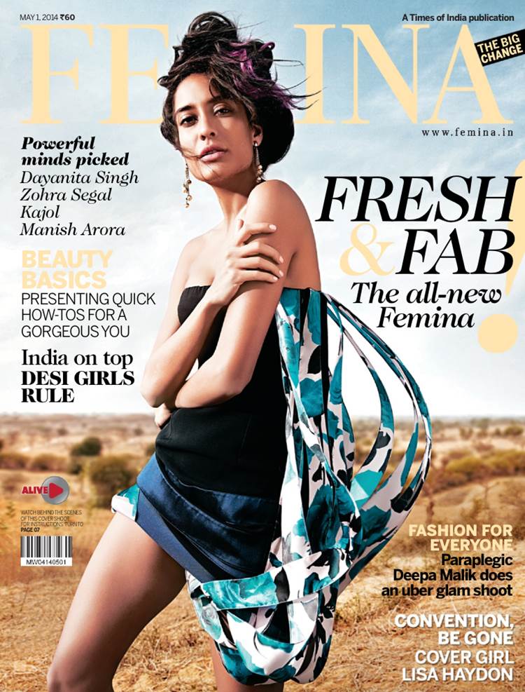 Lisa Haydon Fresh Face of Femina India - XciteFun.net