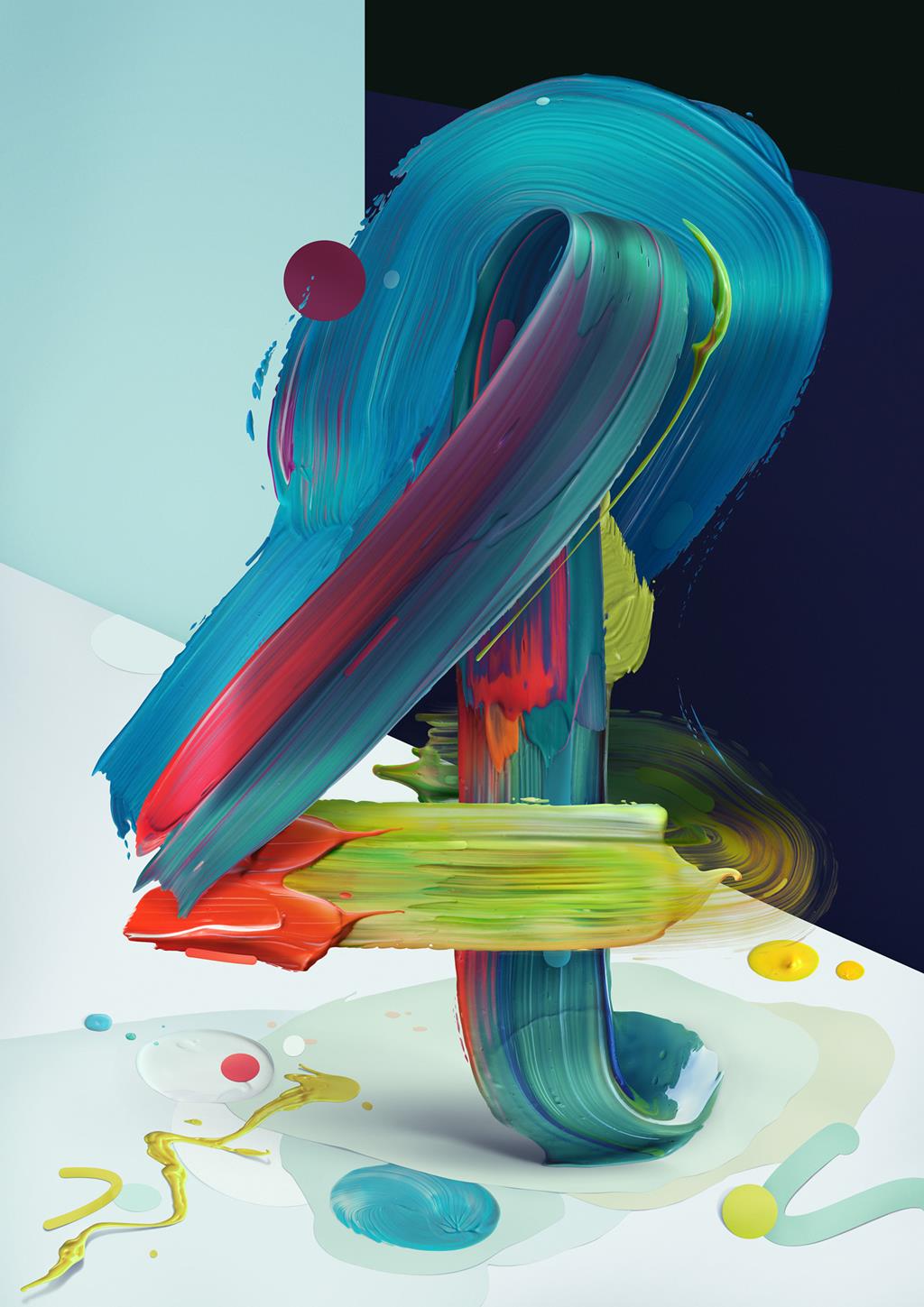 Amazing Paint Typography Art - XciteFun.net