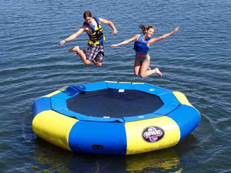 floating pool island