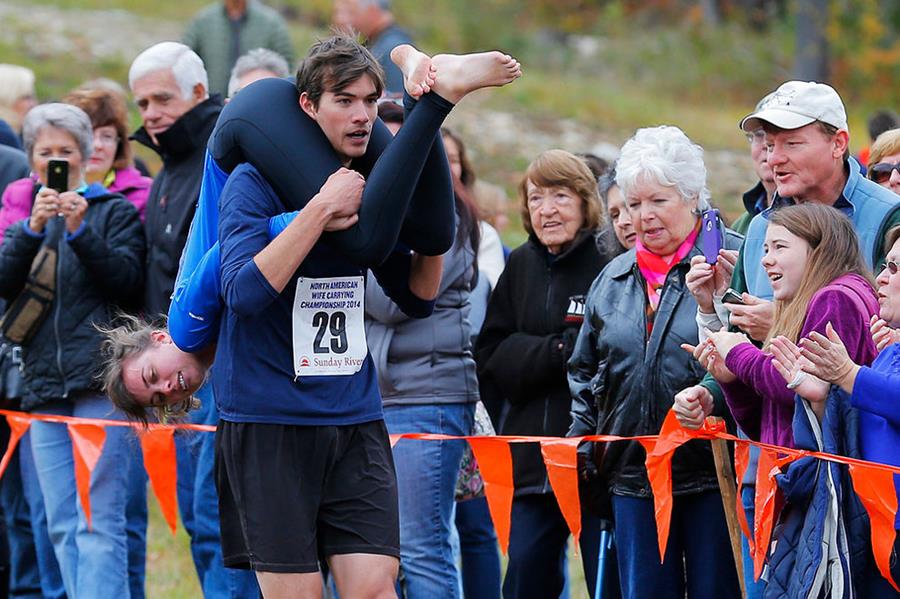 Wife Carrying Competition In North American - XciteFun.net