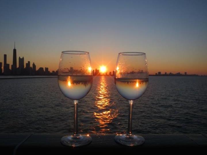 Sunset Photography Through Drinking Glass - XciteFun.net