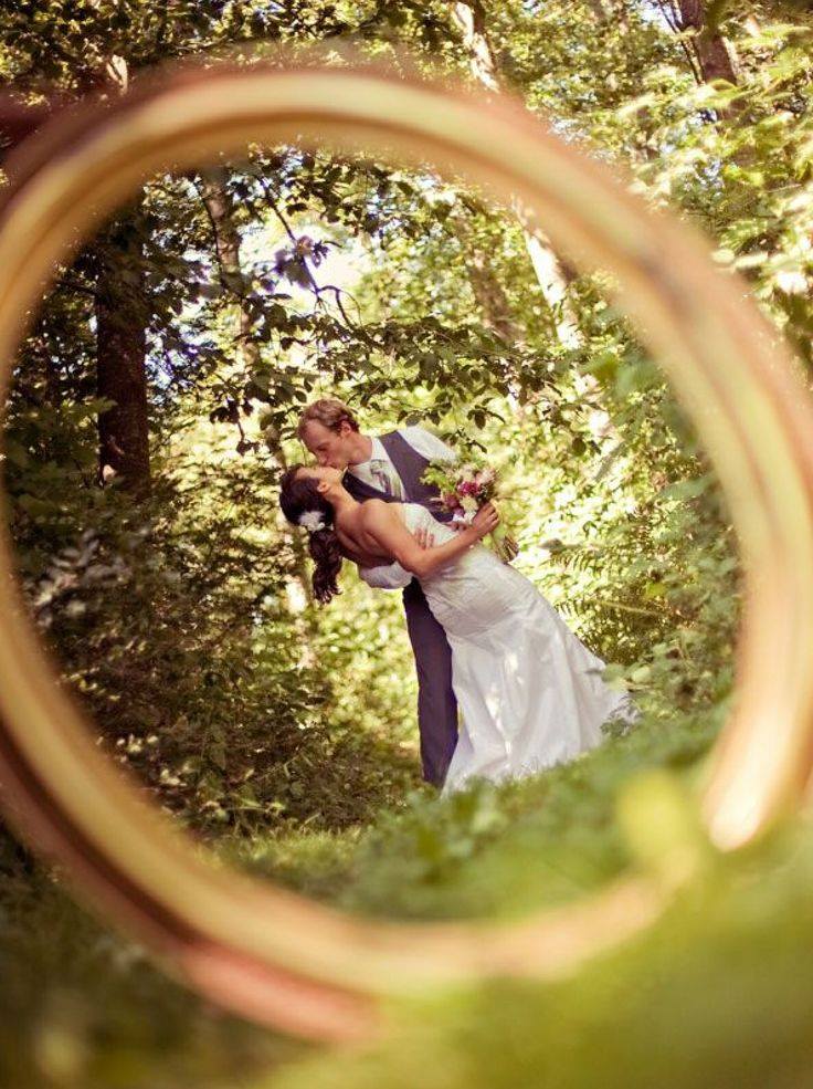 romantic photo on sleeping couple