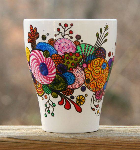 Creative Hand Painted Coffee Mug Designs - XciteFun.net