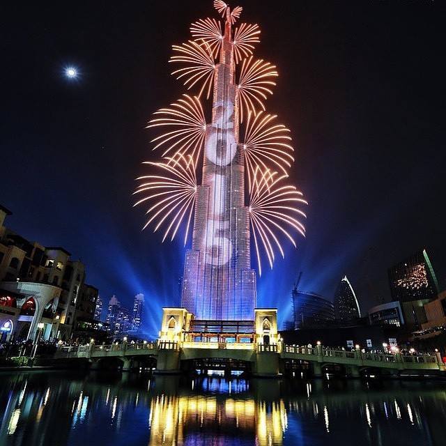 New Year 2015 Fireworks In Dubai - XciteFun.net
 New Years Fireworks Wallpaper 2015
