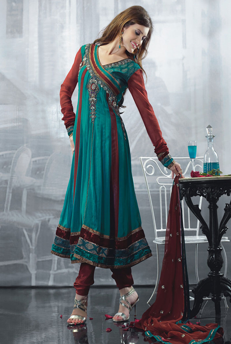 angrakha short frock style