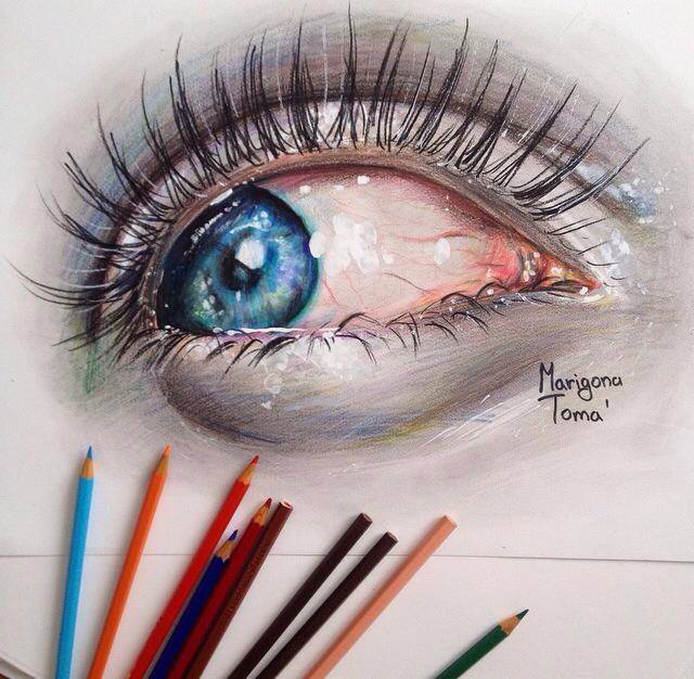Amazing Eye Drawings by Marigona Toma - XciteFun.net