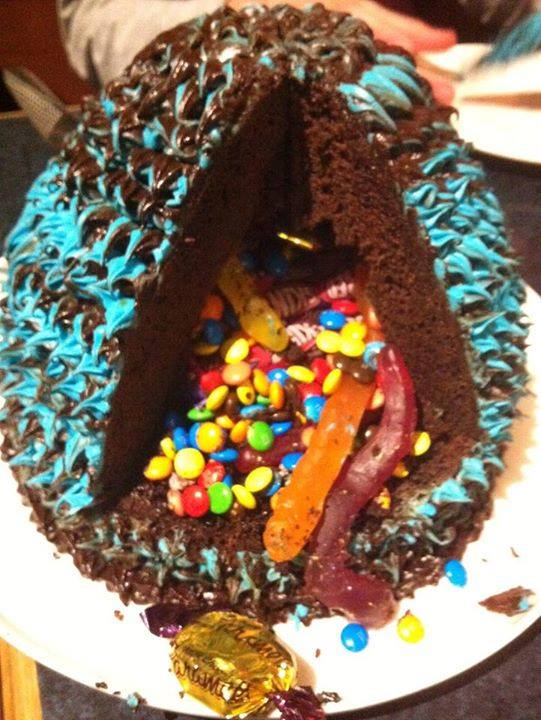 Sweet Surprise Inside Birthday Cake For Kids