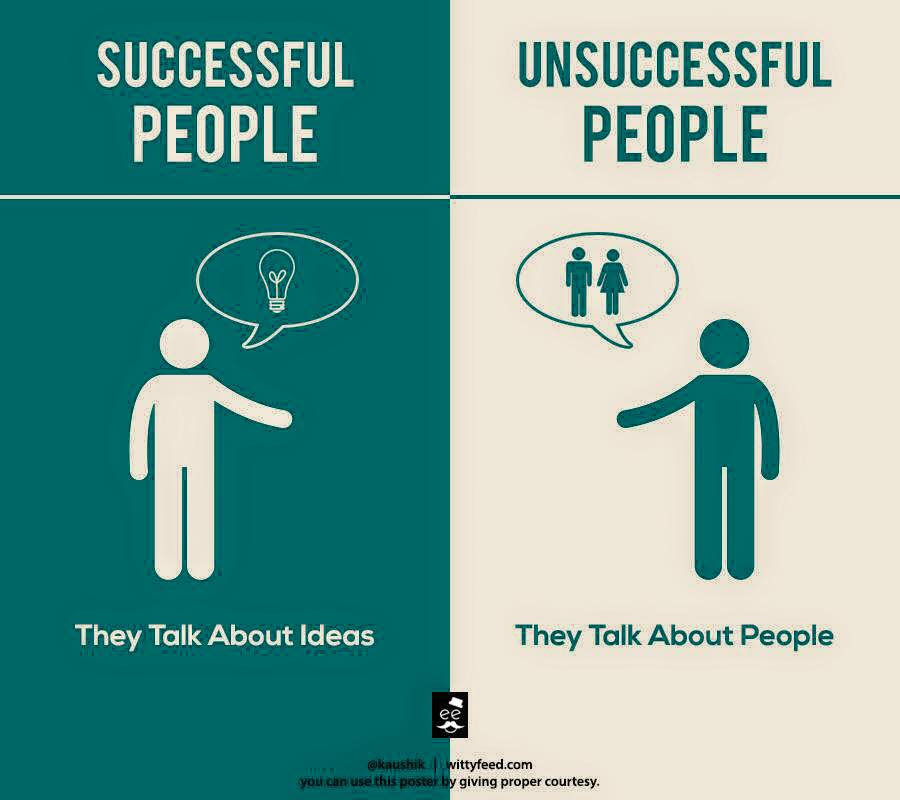 Attitude of Successful VS Unsuccessful People - XciteFun.net