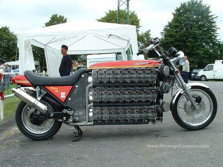 Kawasaki 48 Cylinder Rear Motorcycle - XciteFun.net