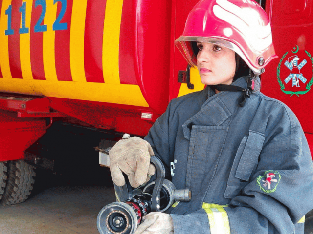 Pakistans first female firefighter Pakistans first female firefighter