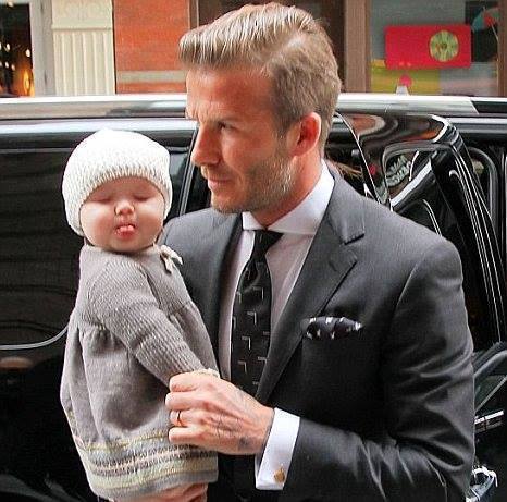 OH Daddy - David Beckham With His Daughter - XciteFun.net