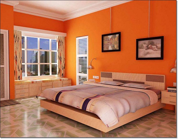 Orange Bedroom Design Ideas - XciteFun.net