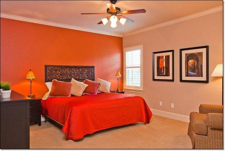 Orange Bedroom Design Ideas - XciteFun.net