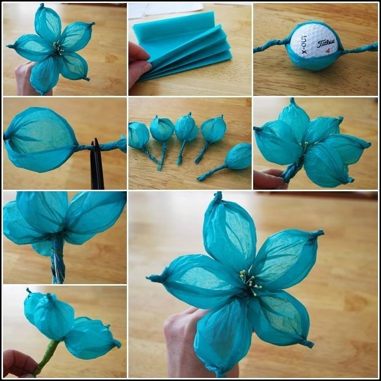 DIY Tissue Paper Flower Tutorials - XciteFun.net